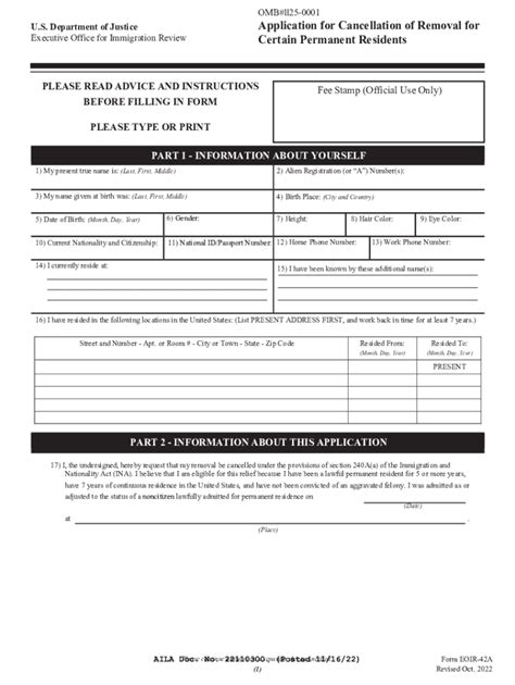 cancellation of removal permanent resident.